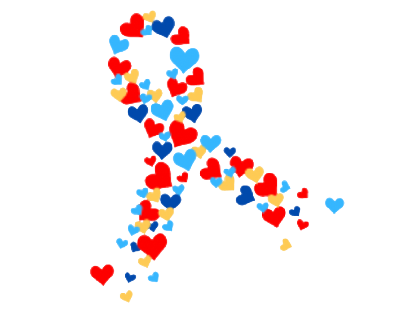 Skane Train Heart Ribbon